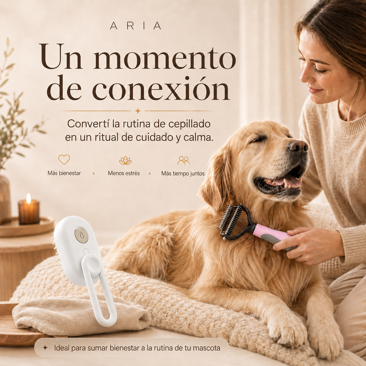 Kit ARIA Ritual Spa Vapor Pro + Deslanador Pro
